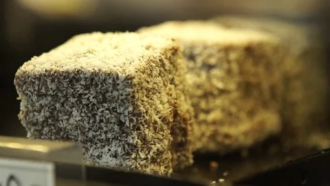 Choclete coconut cake Stock Footage 79079304