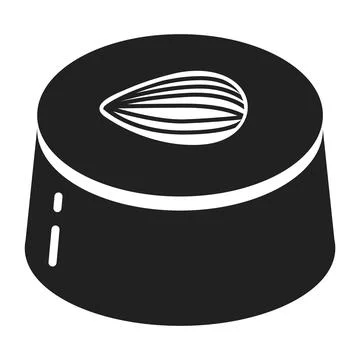 Choco bonbon icon, simple style Stock Illustration