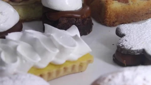 Choco cake and lemon pie 스톡 동영상 133206954