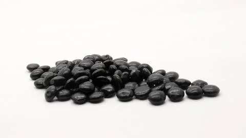 Choco chips, chocolate-flavored food and drink toppings. Stock Photos