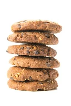 Choco cookies Stock Photos
