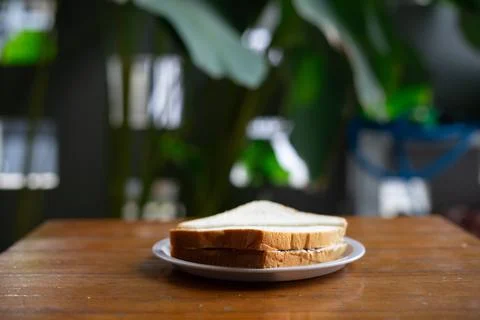Choco Crunch Sandwich on Table Stock Photos