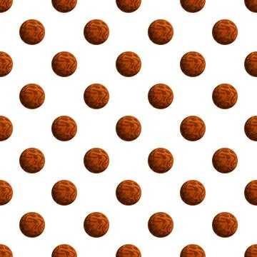 Choco lunch biscuit pattern seamless vector Illustrazione stock