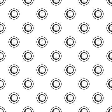 Choco star biscuit pattern seamless Illustrazione stock