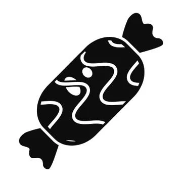 Choco sweet icon, simple style Stock Illustration