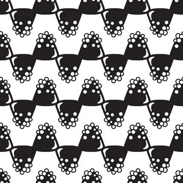 Choco truffle pattern seamless vector Stock Illustration