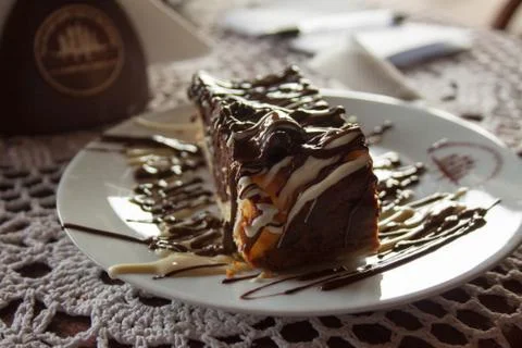 Chocolade cake Stock Photos