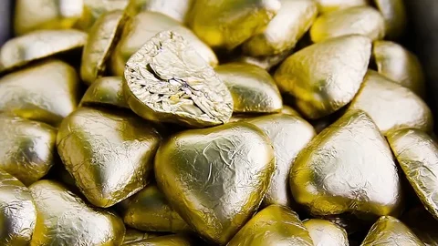 Chocolat Candies Texture Stock Footage