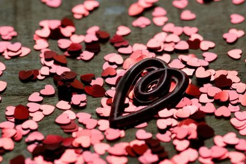 Chocolat heart Foto stock
