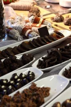 Chocolat pastries Stock Photos