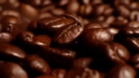 Chocolate and coffee beans Stock Footage 303843854