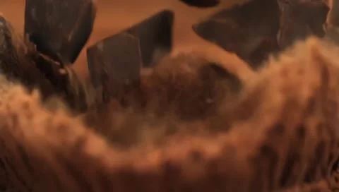 Chocolate and coffee beans Stock Footage 303843905