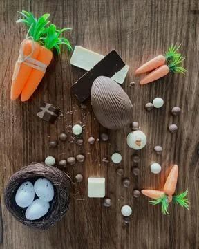 Chocolate and Easter Egg Exhibition Stock Photos