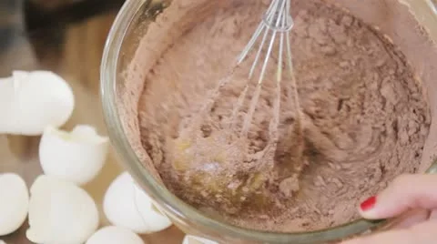 Chocolate and Eggs Stock Footage 10836366