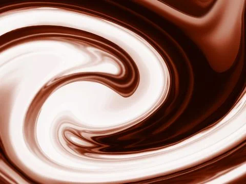 Chocolate and milk Stock Illustration