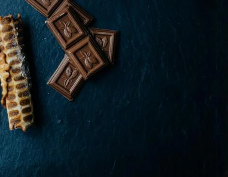Chocolate And Tubes Stock Photos