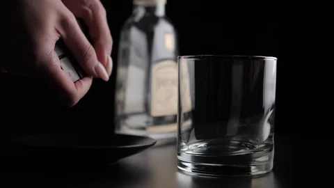 Chocolate and whiskey Video stock 100969893