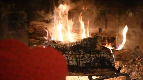 Chocolate assortment box on fire part 1 Stock Footage 86146145