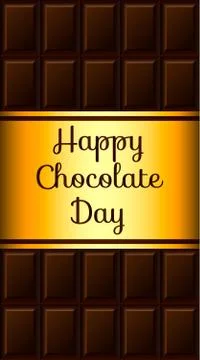 Chocolate background Illustrazione stock