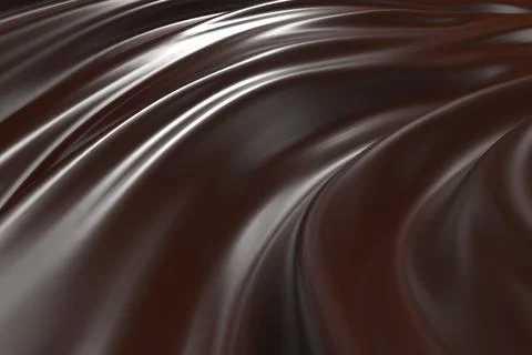 Chocolate background. Melted choco mass Stock Illustration