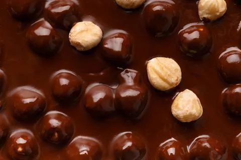 Chocolate background Stock Photos
