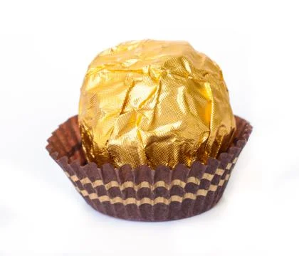 Chocolate ball. Stock Photos