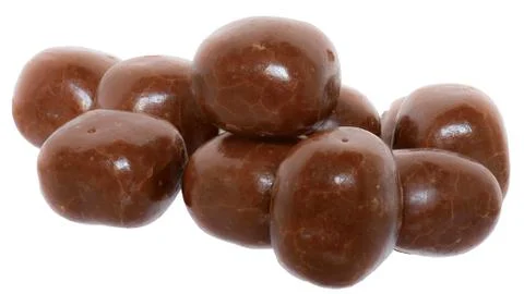 Chocolate balls isolated Stock Photos