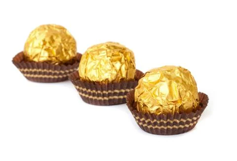 Chocolate balls. Stock Photos