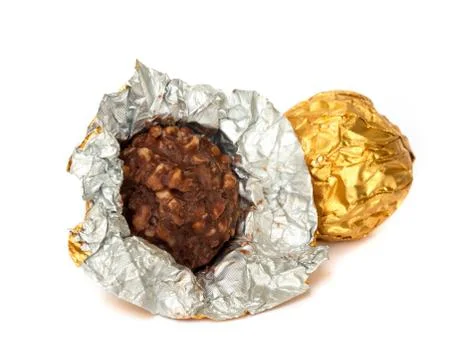 Chocolate balls. Stock Photos