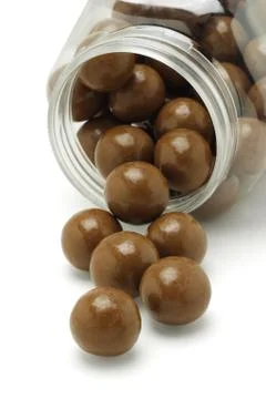 Chocolate balls Stock Photos