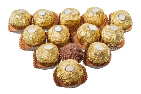 Chocolate balls Stock Photos