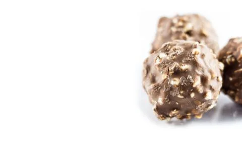 Chocolate balls Stock Photos