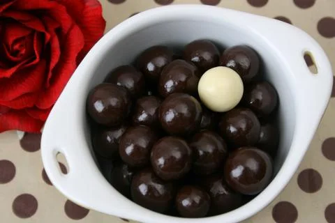Chocolate Balls Stock-Fotos