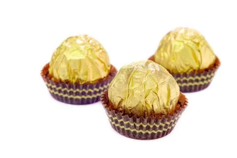 Chocolate balls Foto stock