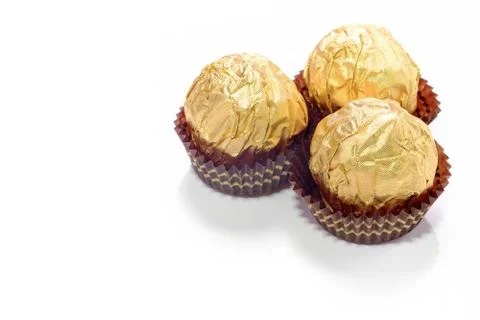 Chocolate balls Stock Photos