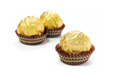 Chocolate balls Stock Photos
