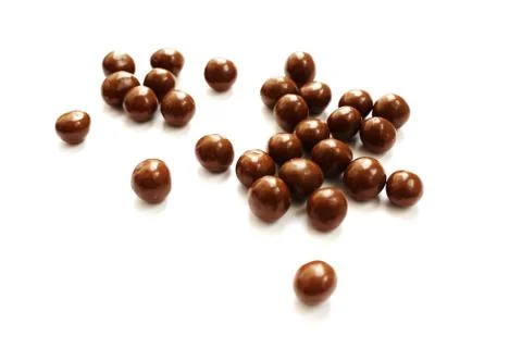 Chocolate balls Stock Photos