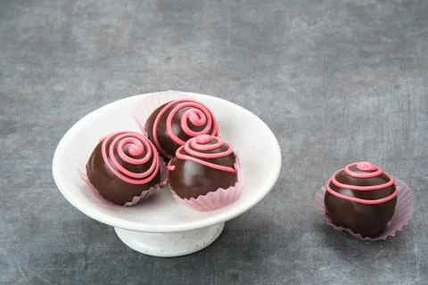 Chocolate Balls Stock Photos