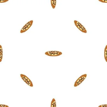 Chocolate banana pattern seamless vector 스톡 일러스트