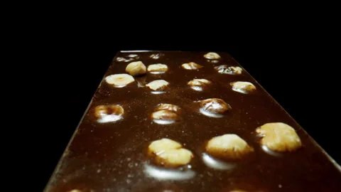 Chocolate bar close up, dolly shot Stock Footage 340324283
