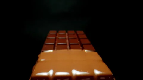 Chocolate bar close up, dolly shot Stock Footage 340324915