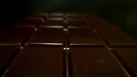 Chocolate bar close up, dolly shot Stock Footage 340325036
