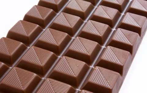 Chocolate Bar Closeup Stock Photos