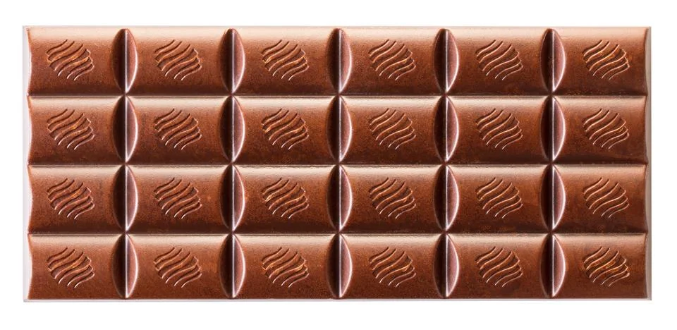 Chocolate bar closeup Stock Photos