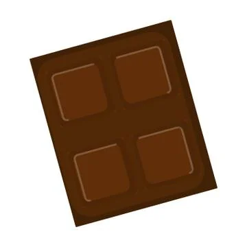 Chocolate bar image Stock Illustration