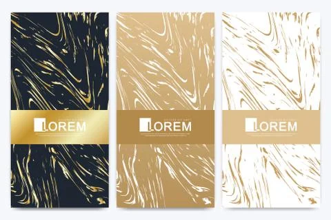 Chocolate bar packaging set. Trendy luxury product branding template with lab Illustrazione stock