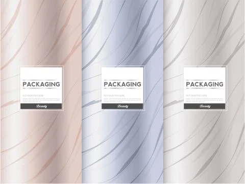 Chocolate bar packaging set. Trendy luxury product branding template with label. Illustrazione stock