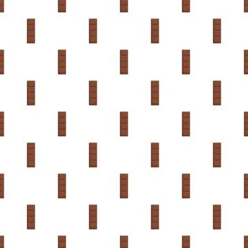 Chocolate bar pattern forming an endless background イラスト素材