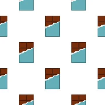 Chocolate bar pattern seamless Stock Illustration