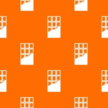 Chocolate bar pattern seamless Illustrazione stock